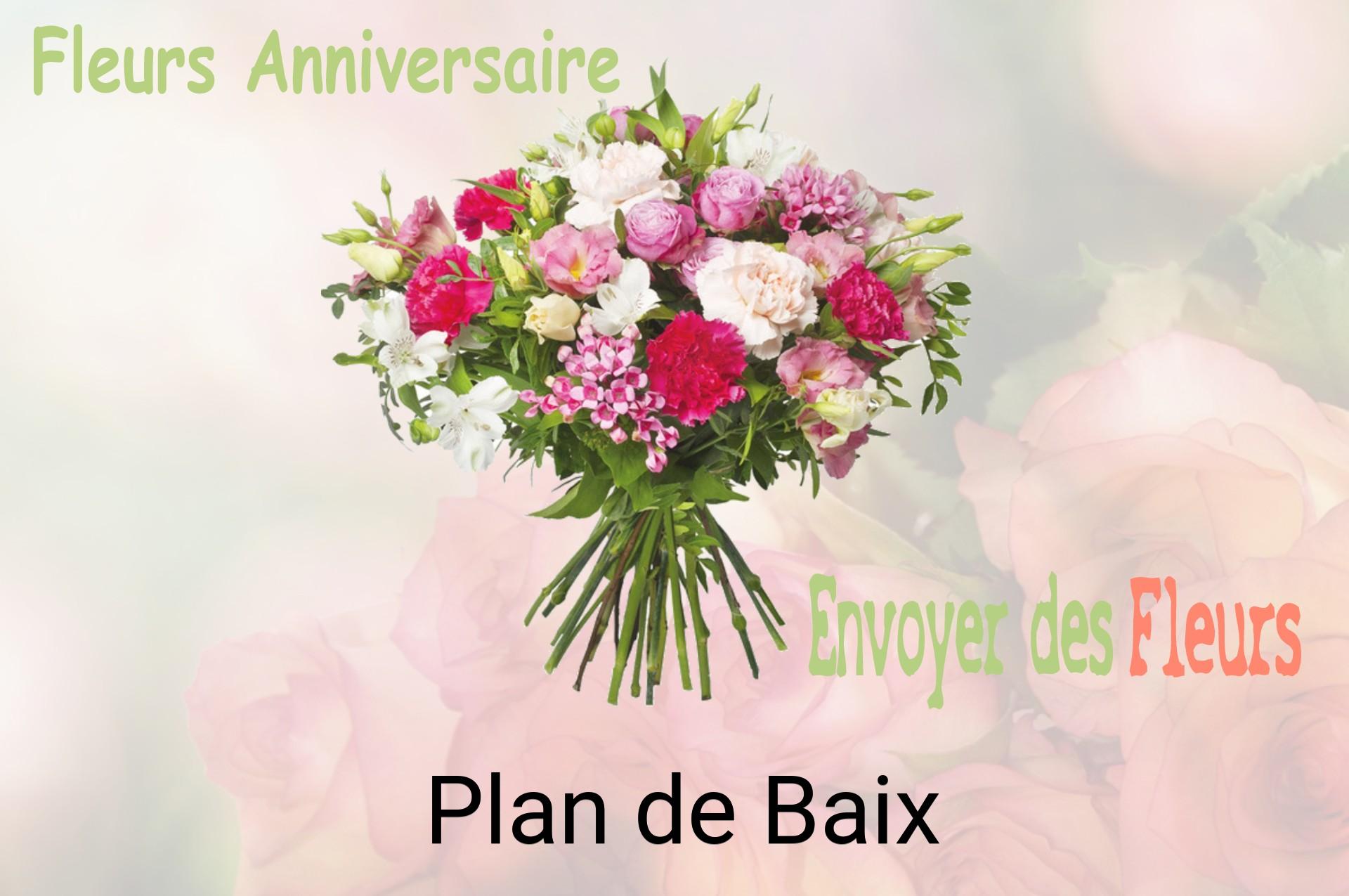 Bouquet de fleurs d’anniversaire livré à Plan-de-Baix
